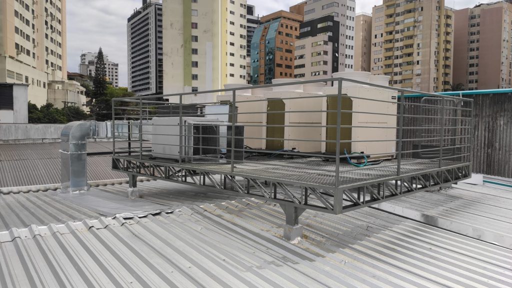 Plataforma para Ar Condicionado – Metal Forte Estruturas